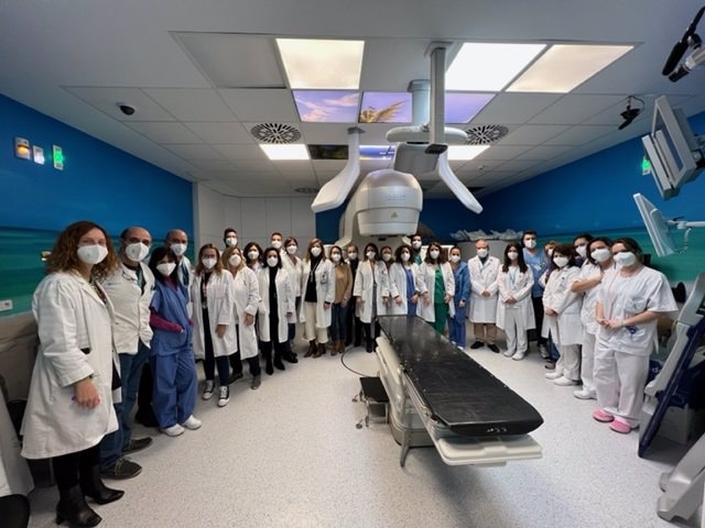 Profesionales de la Unidad de Oncología Radioterápica del Hospital Regional Universitario de Málaga