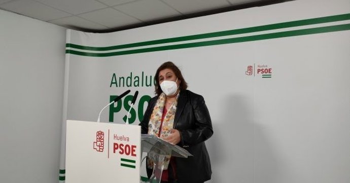 La secretaria de Aguas de la Comisión Ejecutiva Provincial del PSOE de Huelva, Laura Pichardo.