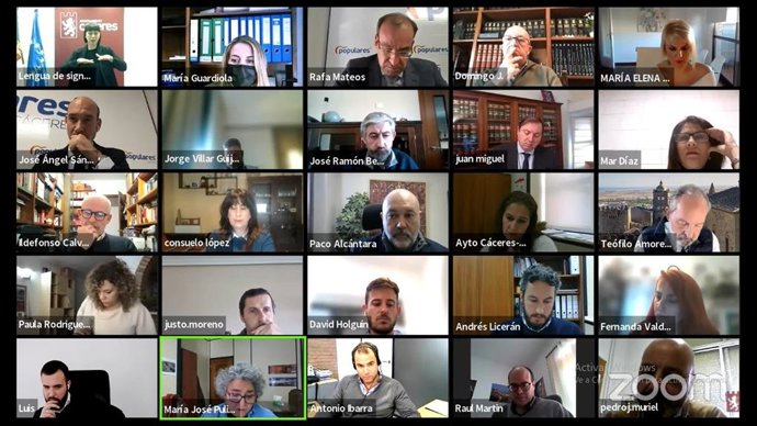 Pleno ordinario del Ayuntamiento de Cáceres