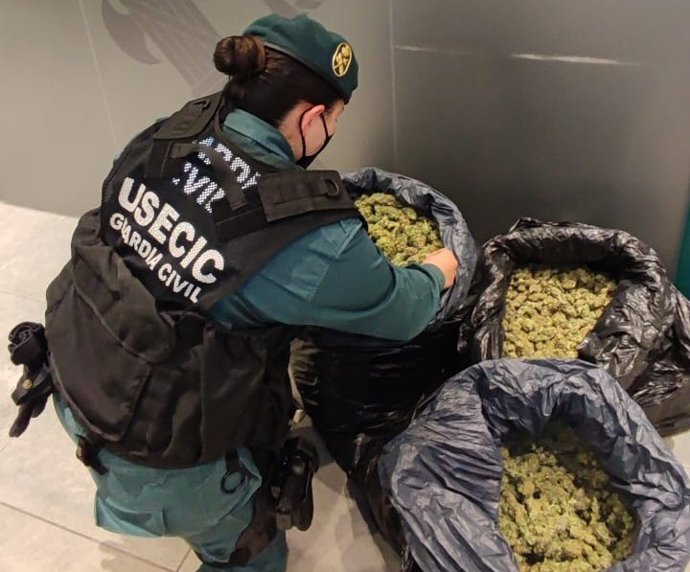 Droga incautada en un control antidroga en la A-7