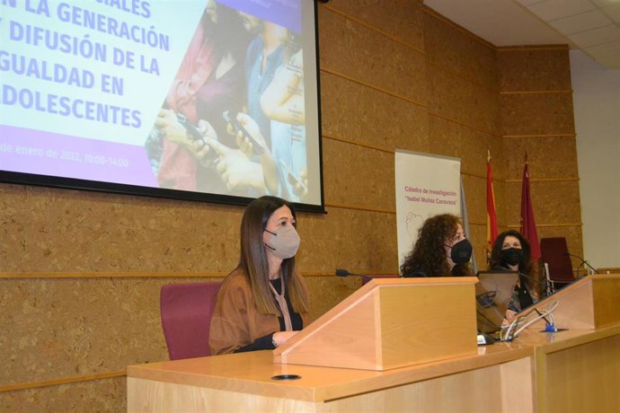 La directora del Instituto de la Mujer, Pilar Callado, en Guadalajara.