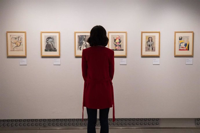 Archivo - La exposición 'Picasso. Diario íntimo' cierra con más de 30.000 visitas en el Museo Goya y el Patio de la Infanta, en Zaragoza.