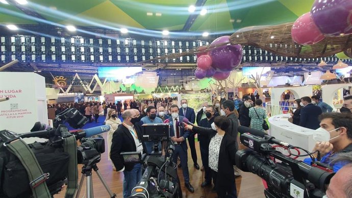 El consejero de Desarrollo Sostenible, José Luis Escudero, en Fitur.