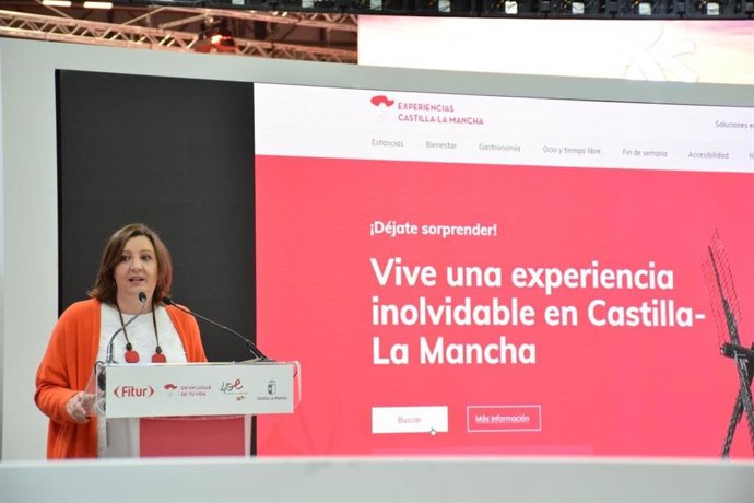 La consejera de Economía en Fitur.