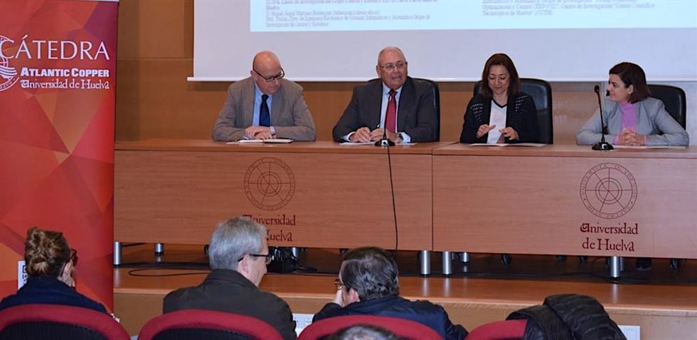 Acto de la Cátedra Atlantic Copper de la Universidad de Huelva.