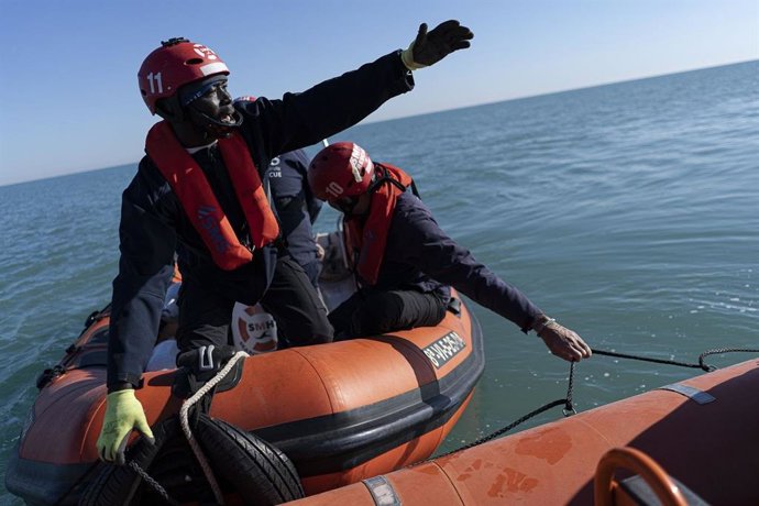 Rescate de la ONG Salvamento Marítimo Humanitario.