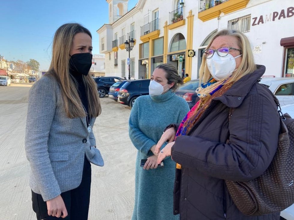 Visita al camino 'Los Tarajales' de El Rocío (Almonte).