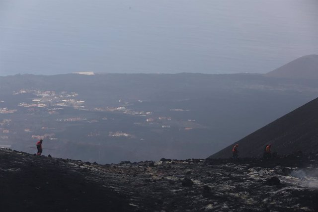 Zona de 'El Pilar', afectada por la erupción del volcán de Cumbre Vieja, en La Palma