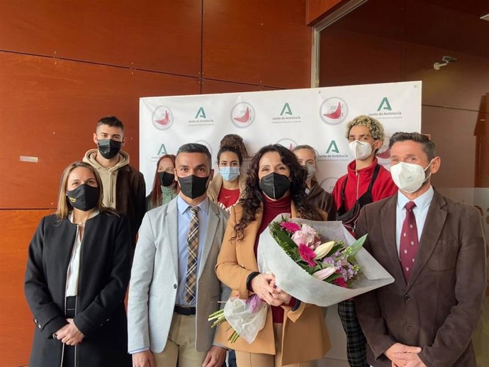 Rocío Ruiz, madrina de honor del Reto Solidario de la Escuela Superior de Arte Dramático de Málaga.