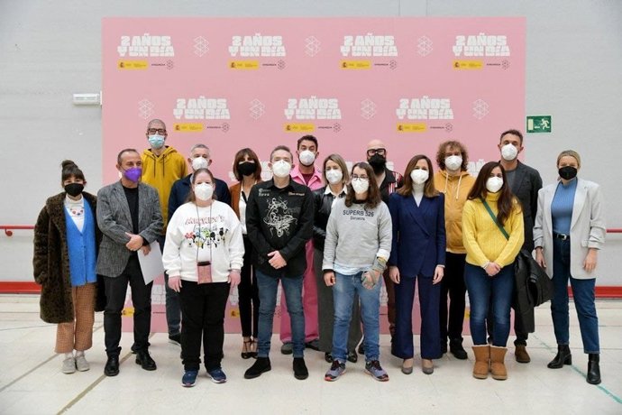 La ministra de Derechos Sociales y Agenda 2030, Ione Belarra, en la presentación de la serie