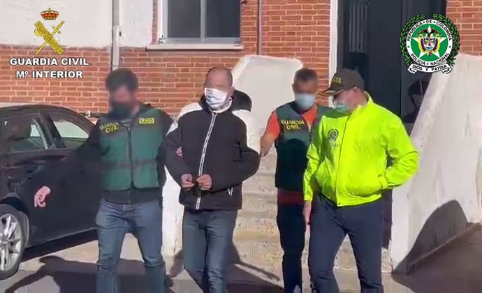 La Guardia Civil detiene en Brunete (Madrid) al líder de 'Los Pachenca' para ser extraditado a Colombia