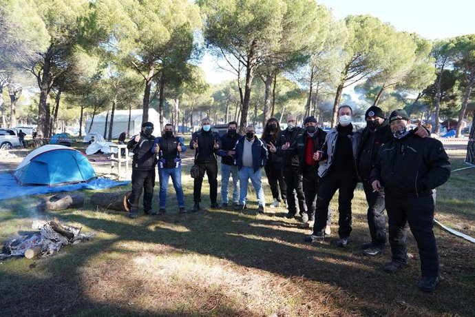 Participantes en la concentración Motauros.