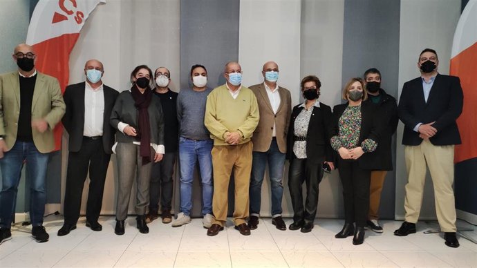Imagen de la presentación de los candidatos palentinos de Ciudadanos a la Junta.