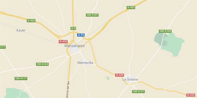 Archivo - Imagen de Manzanares en Google Maps