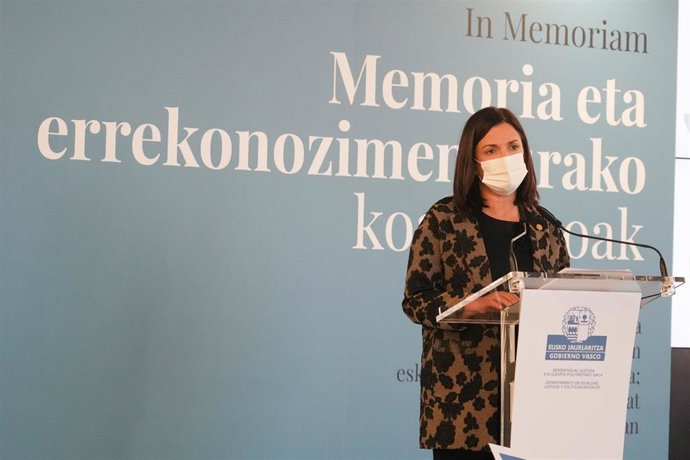 Archivo - La consejera vasca de Justicia, Beatriz Artolazabal