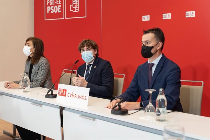 PSE pide a PNV y EH Bildu que "no jueguen con fuego" y actúen "con responsabilidad" para aprobar la reforma laboral