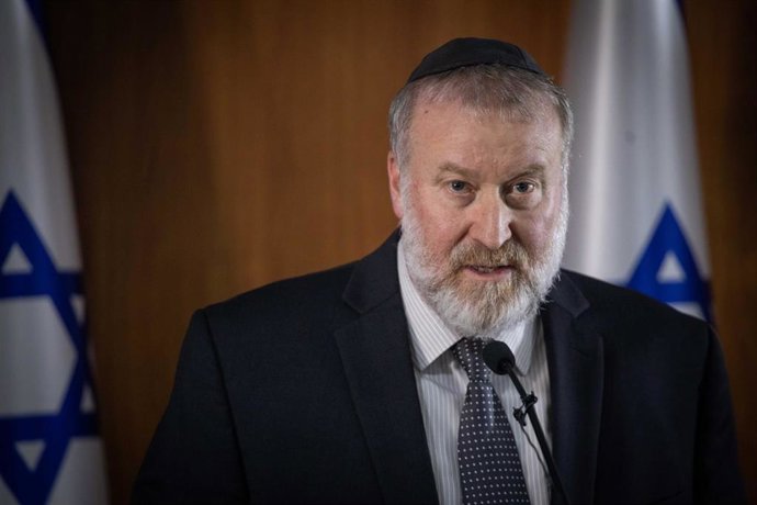Archivo - El fiscal general de Israel, Avichai Mandelblit