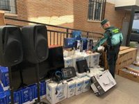 Cuatro detenidos en Granada de una banda especializada en robos de mercancía en camiones