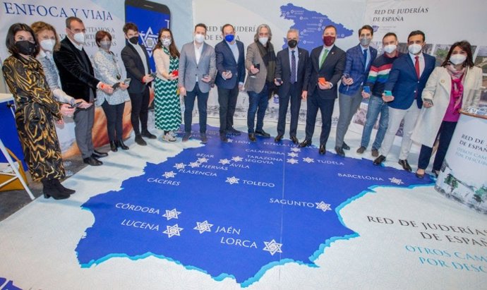 Stand de Red de Juderías de España en Fitur.