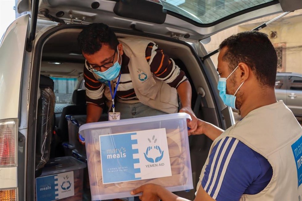 Mary's Meals colabora con Yemen Aid