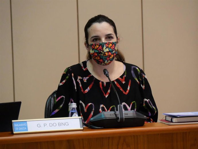 María Albert (BNG), en la Cámara