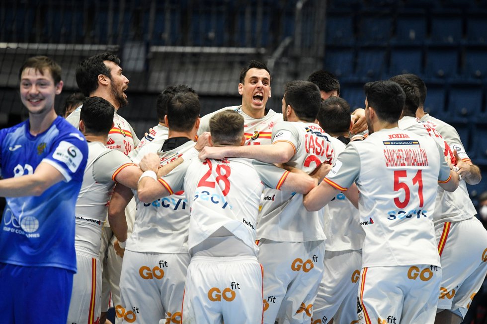 Rusia - España, Europeo de balonmano, Hispanos
