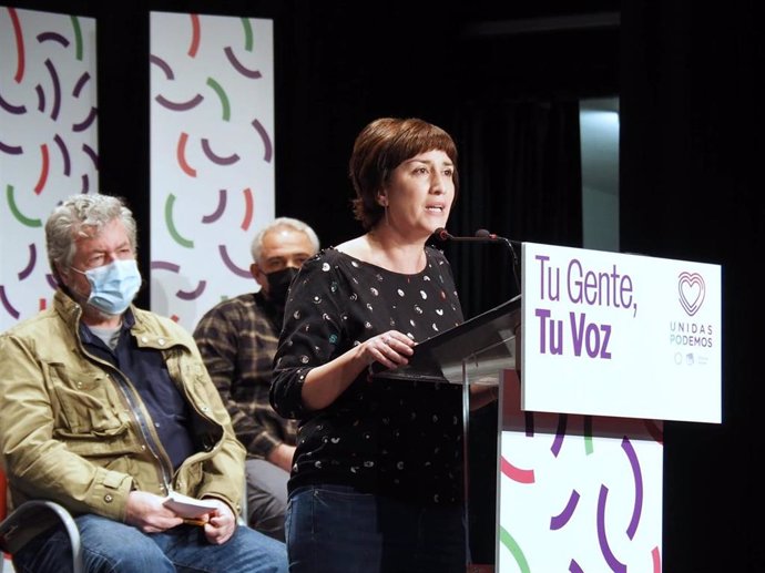 La concejal de Valladolid Toma la Palabra en el Ayuntamiento y número 2 de la lista de Unidas Podemos por la provincia en las elecciones autonómicas del 13 de febrero.