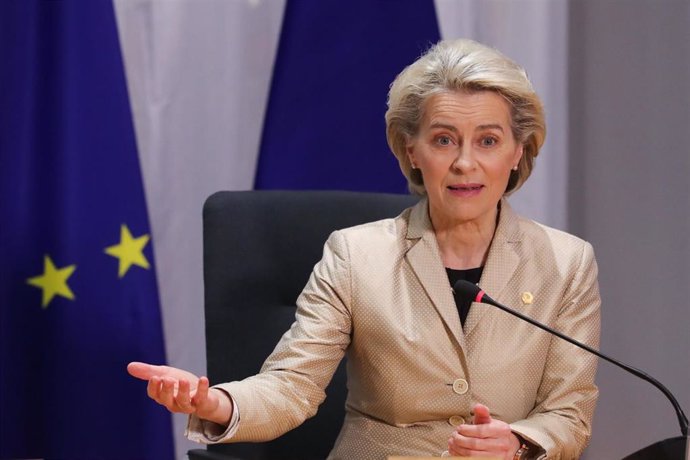 Archivo - La presidenta de la Comisión Europea, Ursula von der Leyen. 