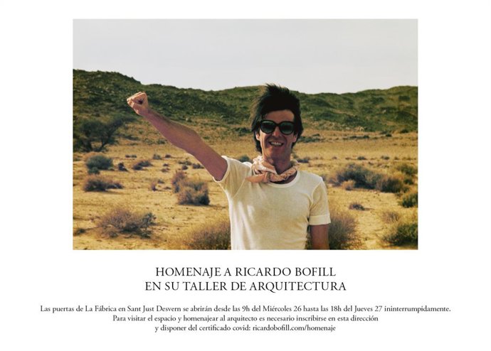 Imatge de l'acte d'homenatge a Ricardo Bofill
