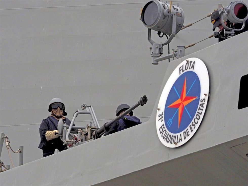 La fragata 'Blas de Lezo', en una imagen de archivo, del 27 de agosto de 2019, en Ferrol, A Coruña, Galicia (España). 