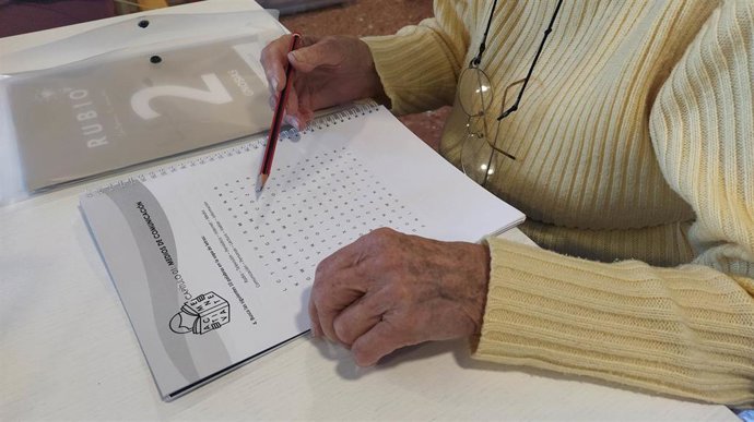 Una de las mujeres beneficiarias de la iniciativa 'Activa-mente'.