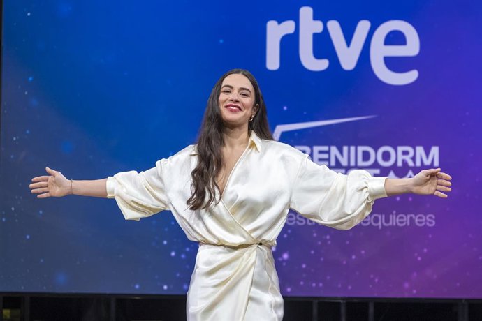 Blanca Paloma en la presentación del Benidorm Fest