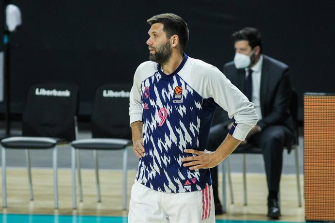 Archivo - Felipe Reyes con el Real Madrid