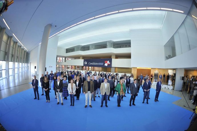 Candidatos del Partido Popular para las elecciones autonómicas del 13 de febrero en las nueve provincias de Castilla y León.