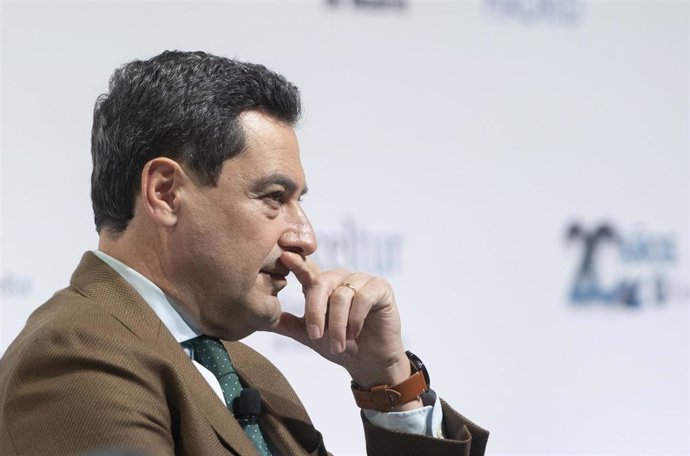 El presidente de la Junta de Andalucía, Juanma Moreno (archivo)