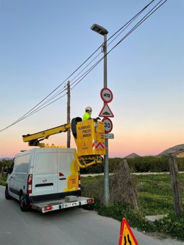 Sustitución de uno de los puntos de luz