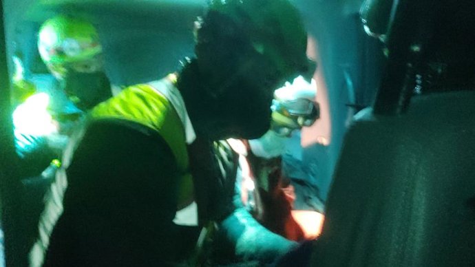 La Guardia Civil rescata a un montañero con policontusiones tras precipitarse en el Moncayo.