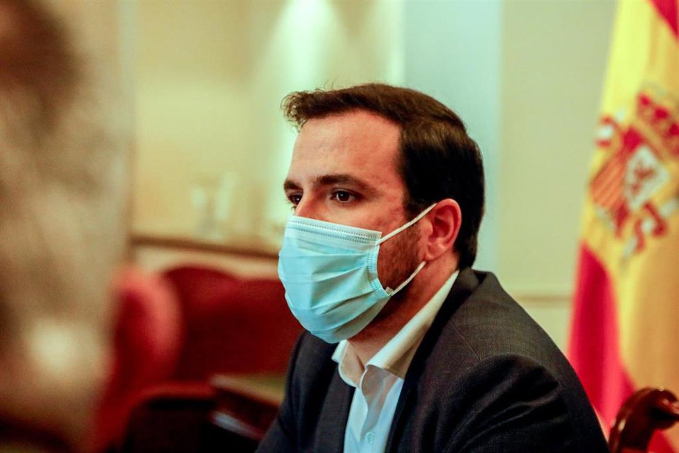El ministro de Consumo, Alberto Garzón, a 13 de enero de 2022, en Madrid (España).