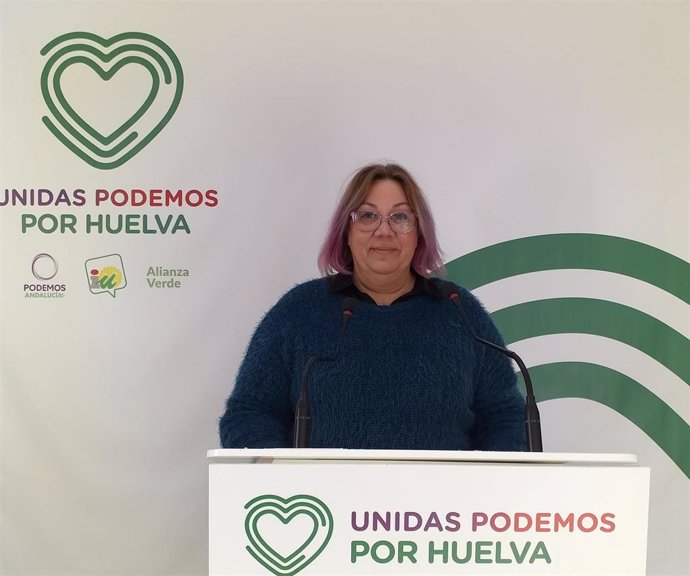La portavoz de Unidas Podemos en el Ayuntamiento de Huelva, Mónica Rossi