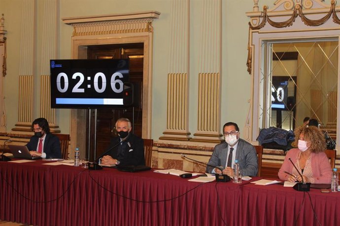 Representantes del PP en el Ayuntamiento de Huelva.
