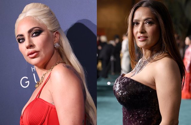 Archivo - La escena de sexo entre Lady Gaga y Salma Hayek eliminada de La casa Gucci