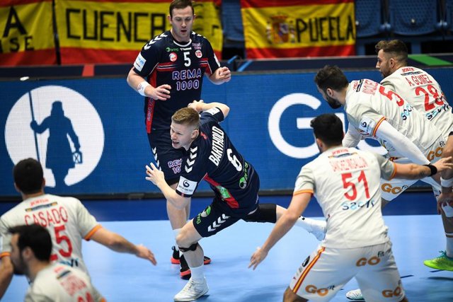 Noruega - España, Europeo balonmano