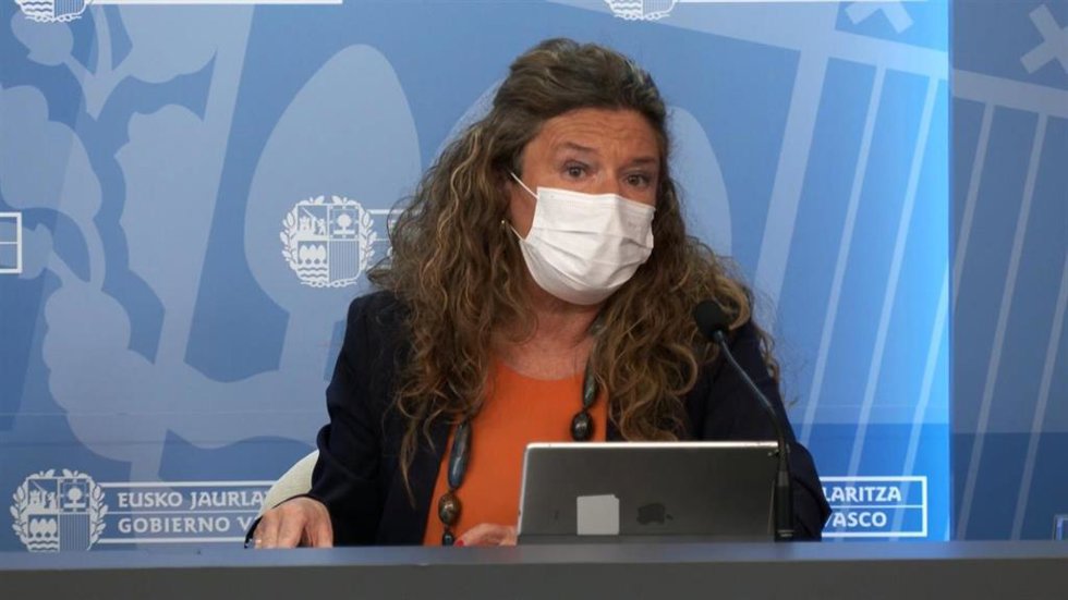 La consejera de Salud del Gobierno Vasco, Gotzone Sagardui.