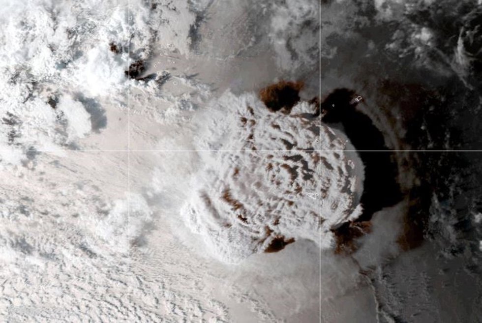 Erupción del volcán Hunga Tonga-Hunga Ha'apai