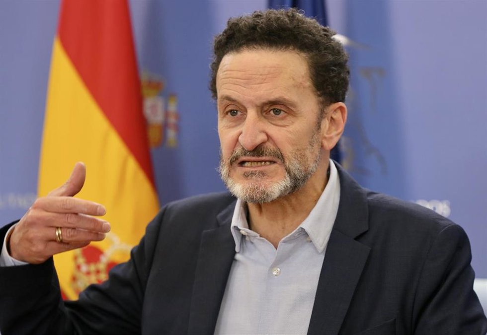 El portavoz adjunto de Ciudadanos, Edmundo Bal, comparece en una rueda de prensa de portavoces en el Congreso de los Diputados, a 11 de enero de 2022, en Madrid, (España).
