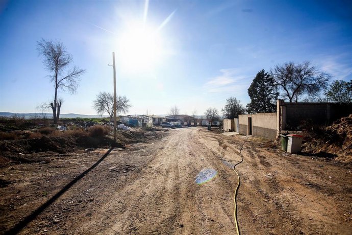 Viviendas del Sector 6 de la Cañada Real, a 31 de diciembre de 2021, en Madrid, (España).