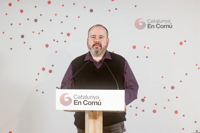 El portavoz de los comuns y diputado en el Congreso, Joan Mena
