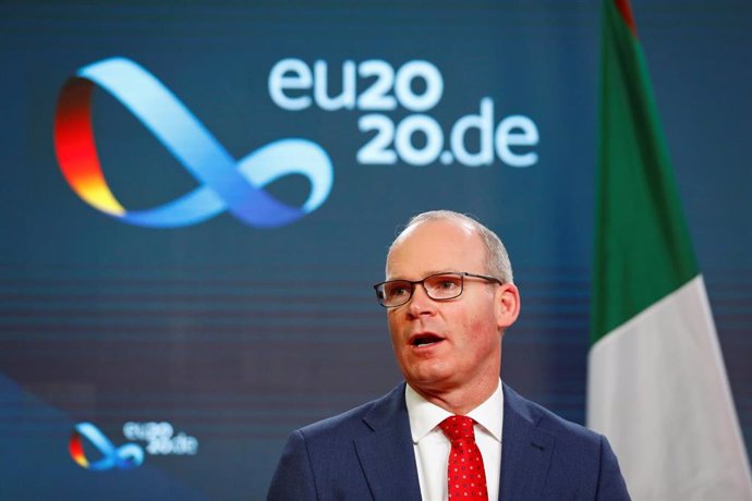 Archivo - El ministro de Exteriores de Irlanda, Simon Coveney