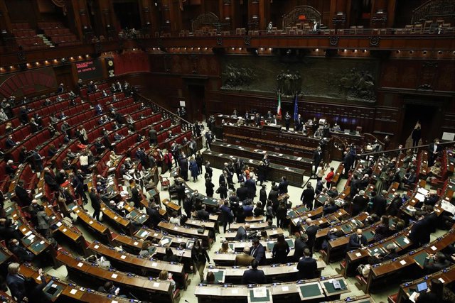 Archivo - Cámara de Diputados de Italia.