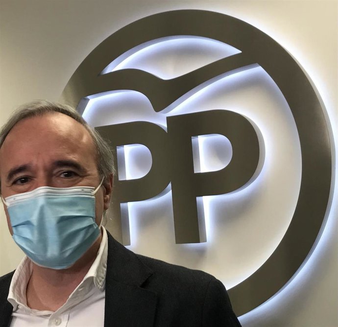 El presidente del Partido Popular (PP) en Aragón, Jorge Azcón